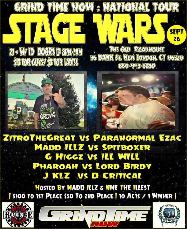 Grind Time Now - Stage Wars - New London CT