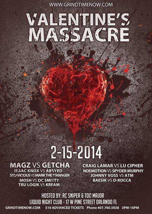 Grind Time Now - Valentines Massacre