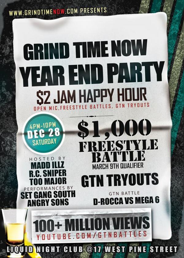 Grind Time Now - Year End Party