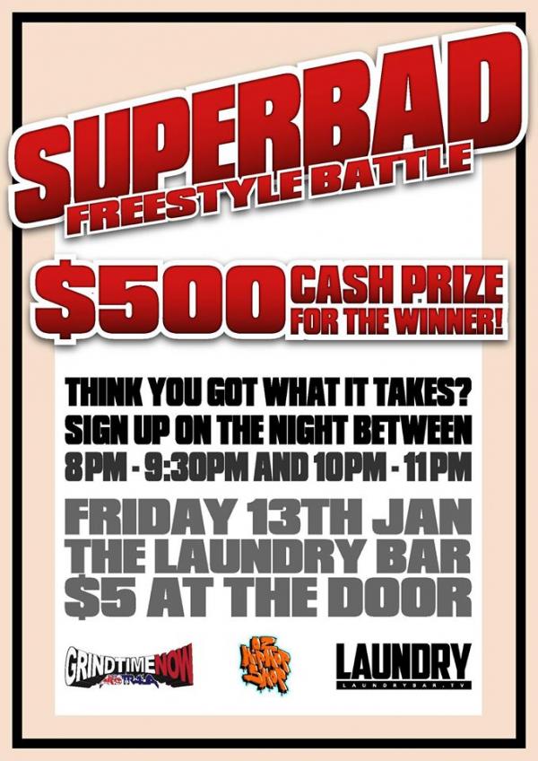 Grindtime Now Australia - Superbad - Freestyle Battle
