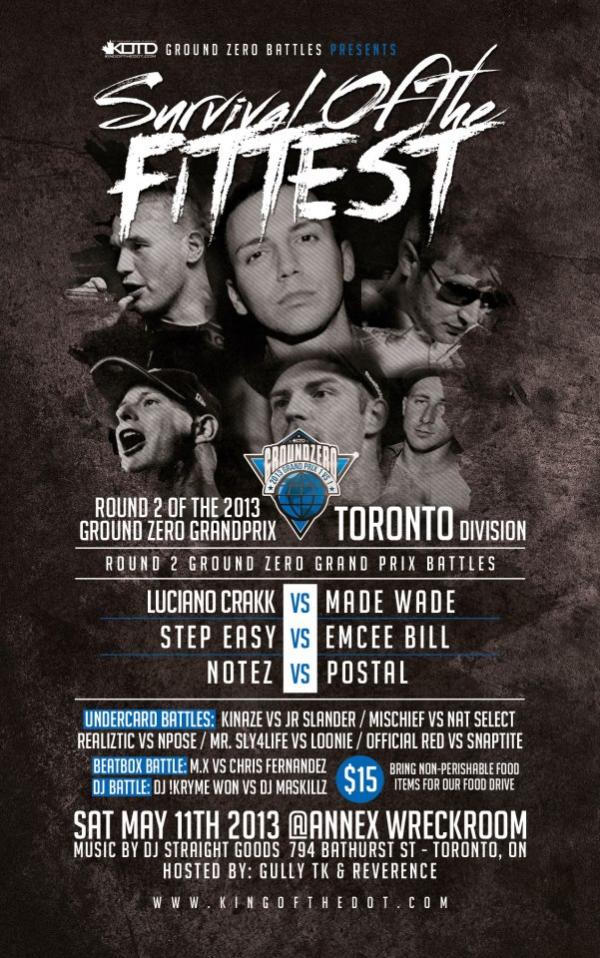 Ground Zero Battles - Survival of the Fittest - Toronto