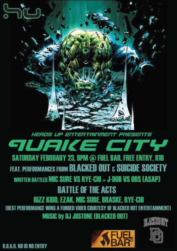 Heads Up Entertainment - Quake City