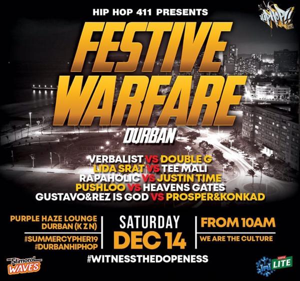 Hip-Hop 411 - Festive Warfare: Durban