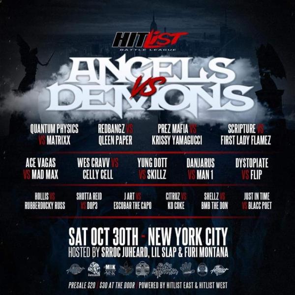 Hit List Battle League - Angels vs. Demons