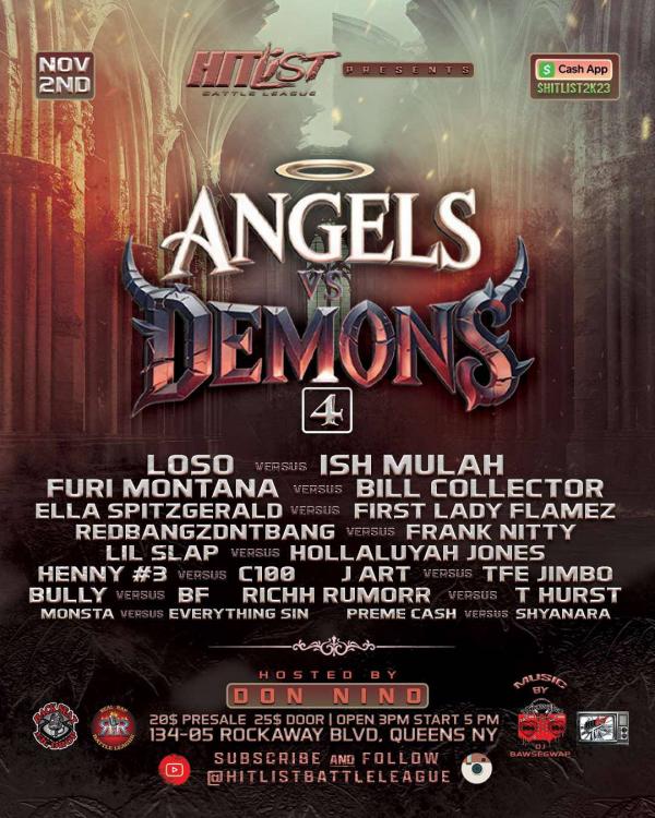 Hit List Battle League - Angels vs. Demons 4