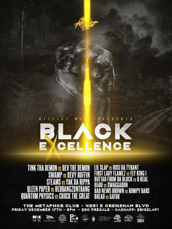 Hit List Battle League - Black Excellence