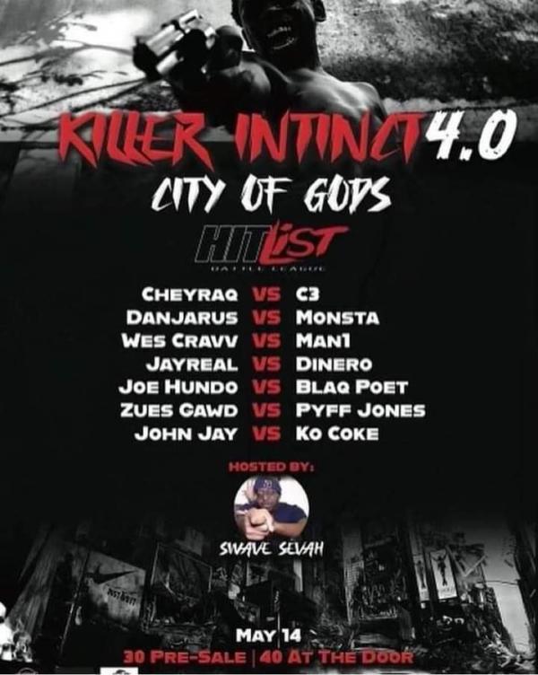 Hit List Battle League - Killer Instinct 4.0: City of Gods