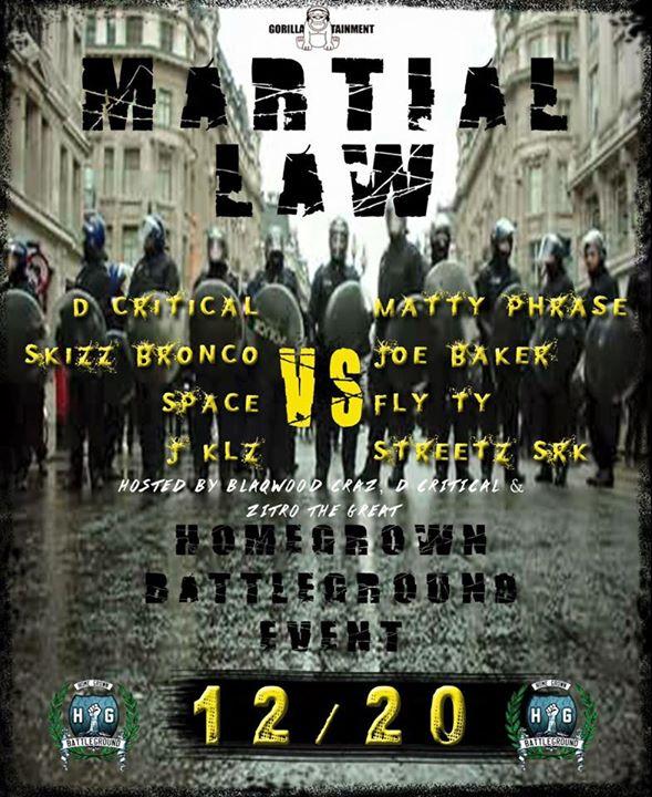 Home Grown Battle Ground - Martial Law