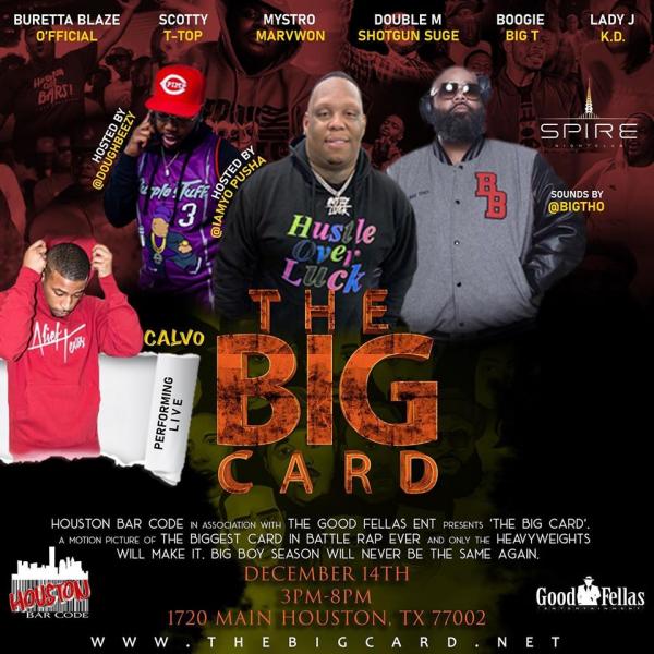 Houston Bar Code - The Big Card