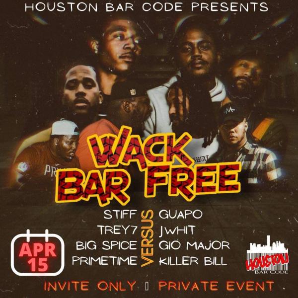 Houston Bar Code - Wack Bar Free 2022