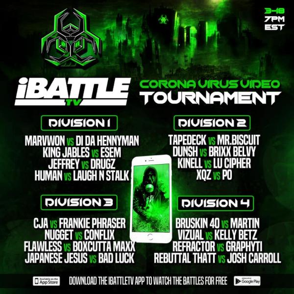 iBattleTV - Corona Virus Video Tournament: Round 1