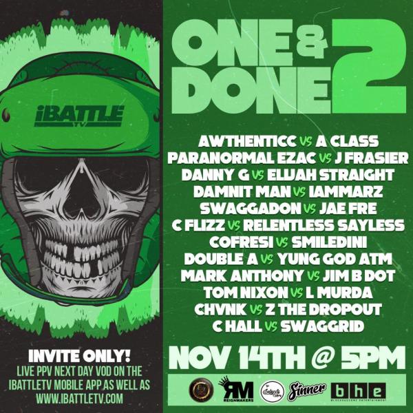 iBattleTV - One & Done 2