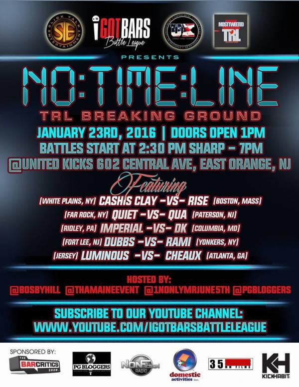 iGotBars Battle League - No Time Line