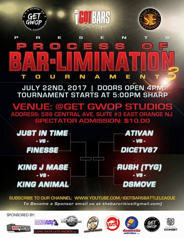 iGotBars Battle League - Process of Bar-Limination Tournamen