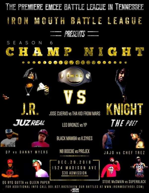 Iron Mouth Battle League - Champ Night: Season 6