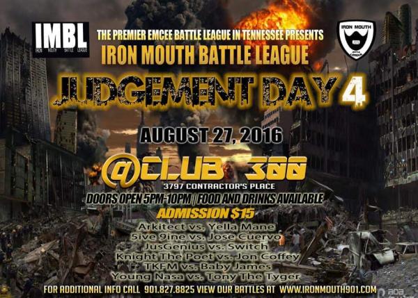 Iron Mouth Battle League - Judgement Day 4