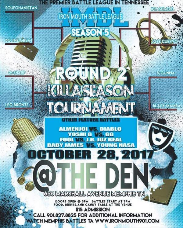 Iron Mouth Battle League - Killa Season Tournament: Round 2