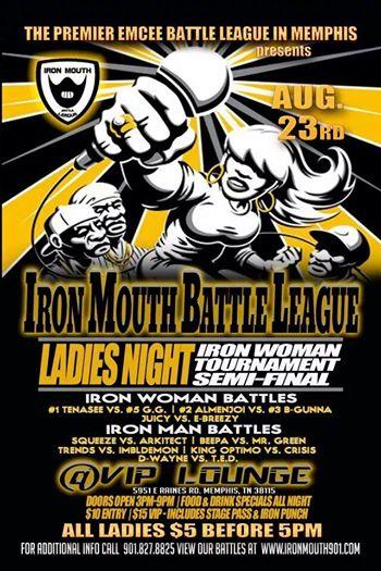 Iron Mouth Battle League - Ladies Night - Iron Mouth