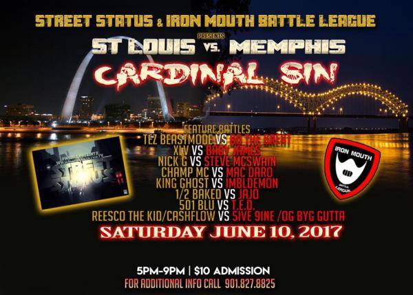 Iron Mouth Battle League - St. Louis vs. Memphis: Cardinal Sin