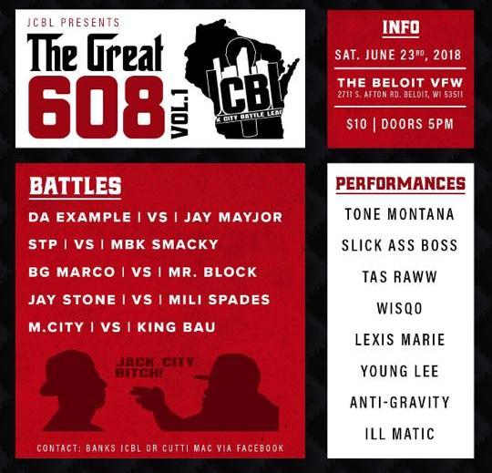 Jack City Battle League - The Great 608: Vol. 1