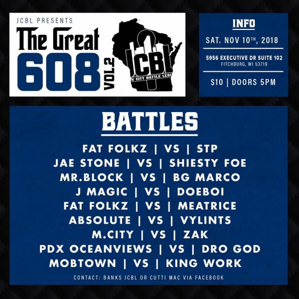Jack City Battle League - The Great 608: Vol. 2