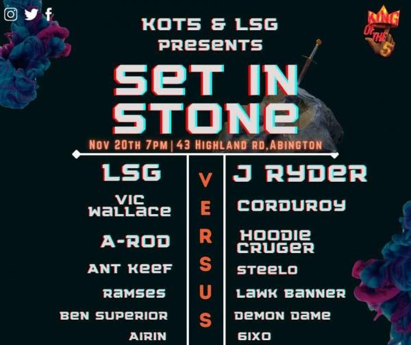 King of the 5 Battle League - Set In Stone