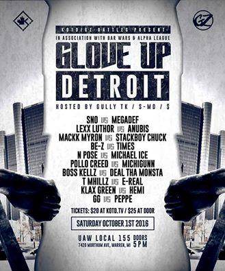 KOTD: King of the Dot - Glove Up Detroit