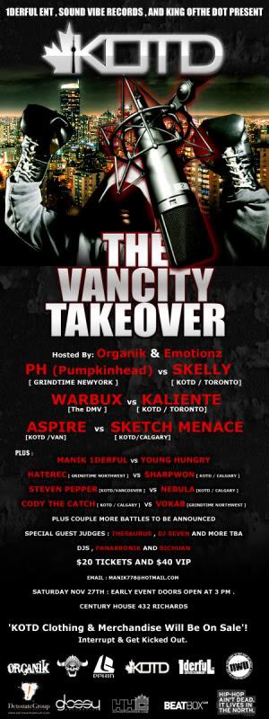 KOTD: King of the Dot - The Vancity Takeover