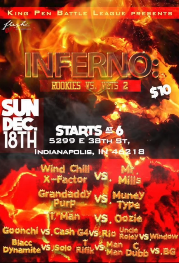 King Pen Battle League - Inferno: Rookies vs. Vets 2