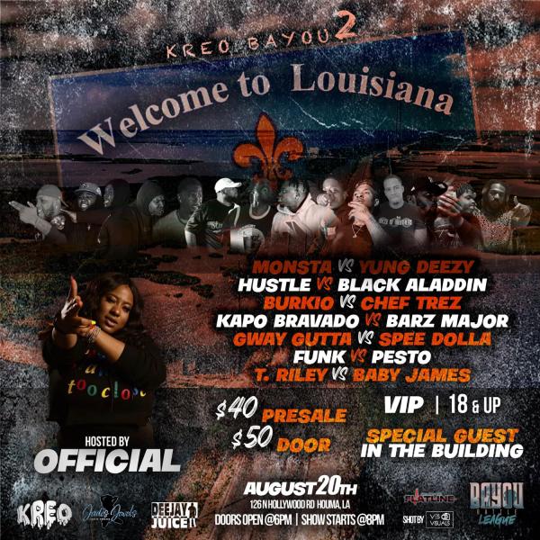 Kreo Battle League - Welcome to Louisiana