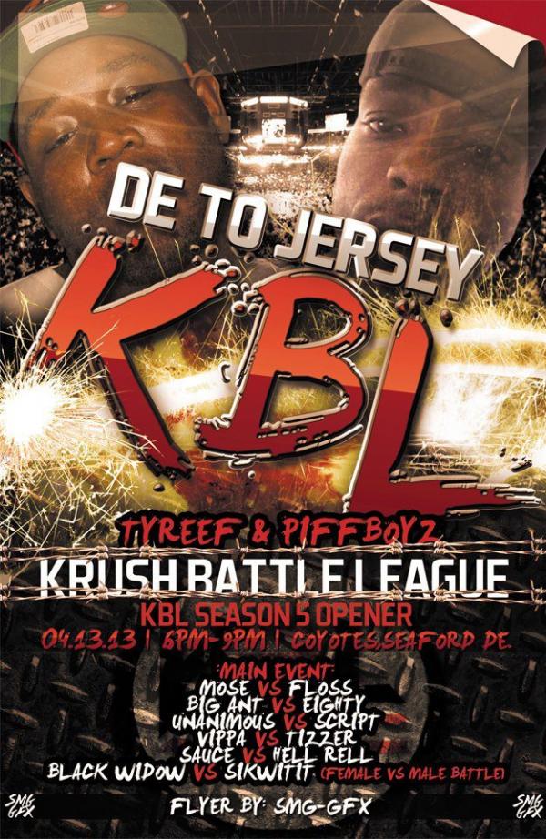 Krush Battle League - DE To Jersey