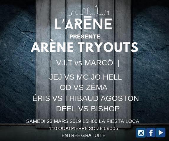 L'Arène - Arène Tryouts (March 23 2019)
