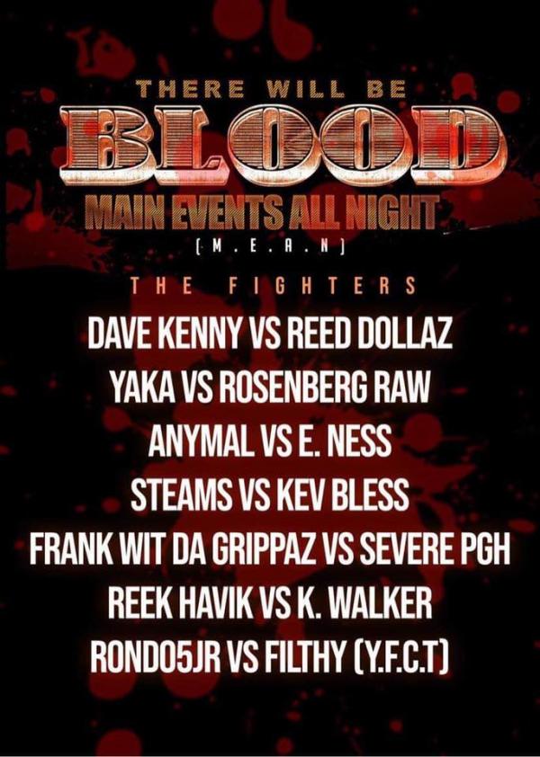 League of Champions - There Will Be Blood: Main Events All Night
