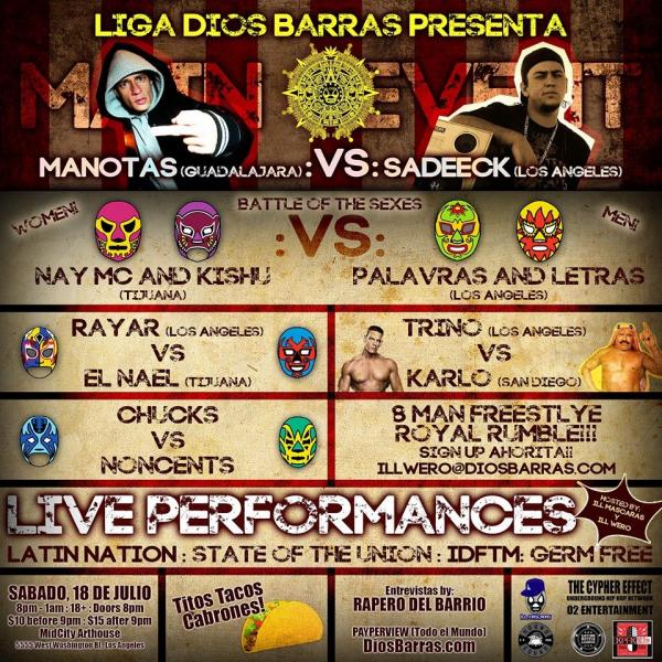 Liga Dios Barras - Dios Barras - July 18 2015 Event