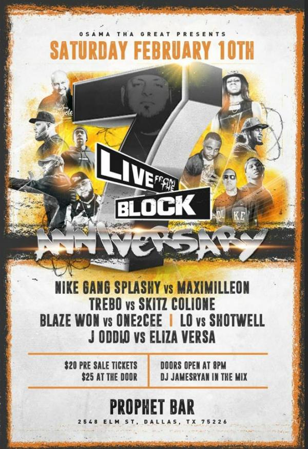 Live From The Block - Live From The Block 7 Year Anniversary