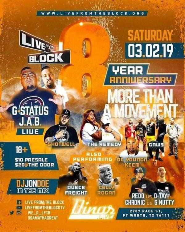 Live From The Block - Live From The Block 8 Year Anniversary