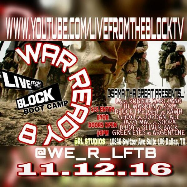 Live From The Block - War Ready 8