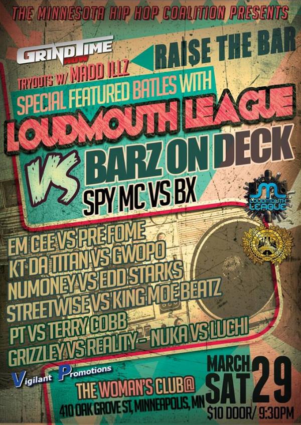 Loud Mouth League - Loudmouth League vs Barz On Deck