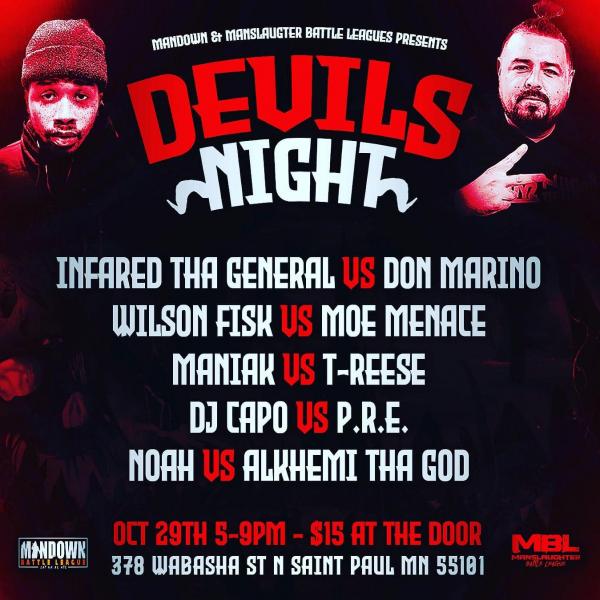 Manslaughter Battle League - Devils Night 2022