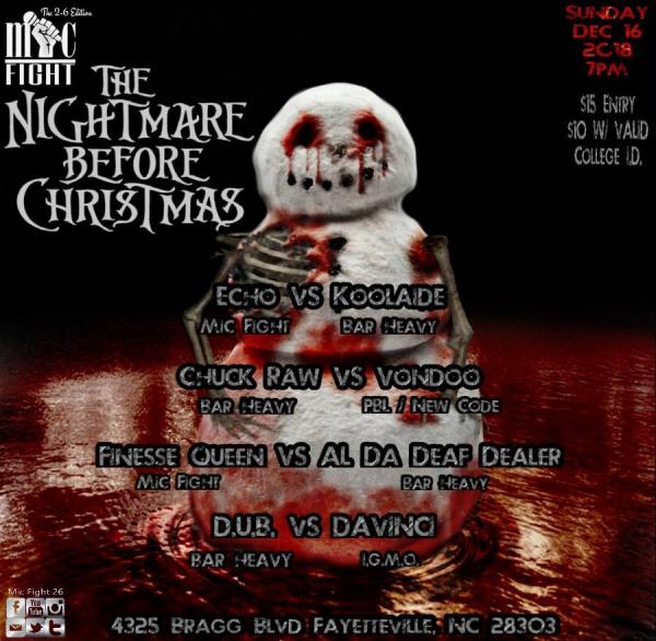 Mic Fight - The Nightmare Before Christmas (Mic Fight)