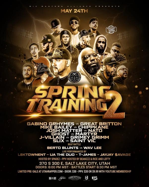 Mic Masters - Spring Training 2