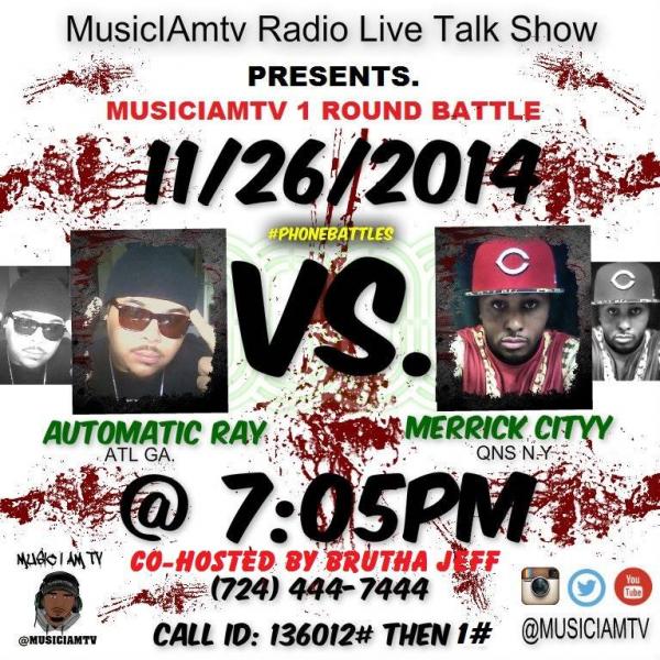 MusicIAmTV Battles - Automatic Ray vs. Merrick City Event