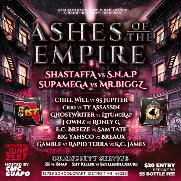 Neighborhood Rap Battle League - Ashes of the Empire