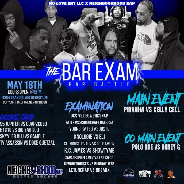 Neighborhood Rap Battle League - The Bar Exam