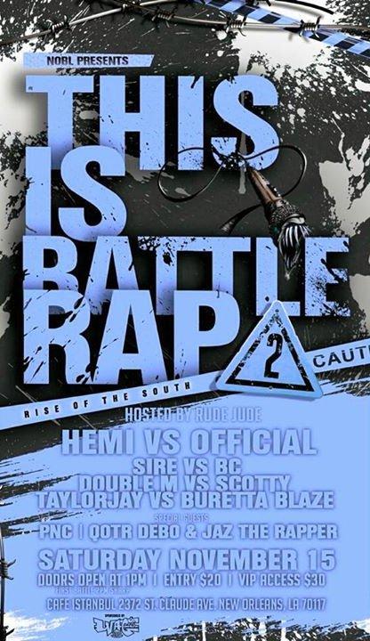 New Orleans Battle League - This Is Battle Rap II - Rise of the South