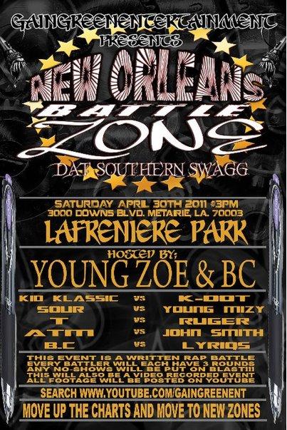 New Orleans Battle Zone - Dat Southern Swagg