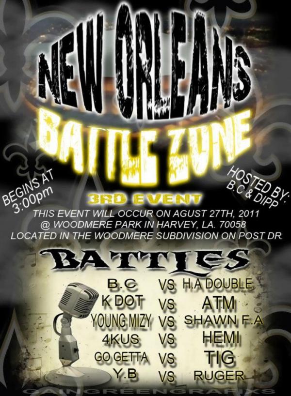 New Orleans Battle Zone - New Orleans Battle Zone - 3rd Event