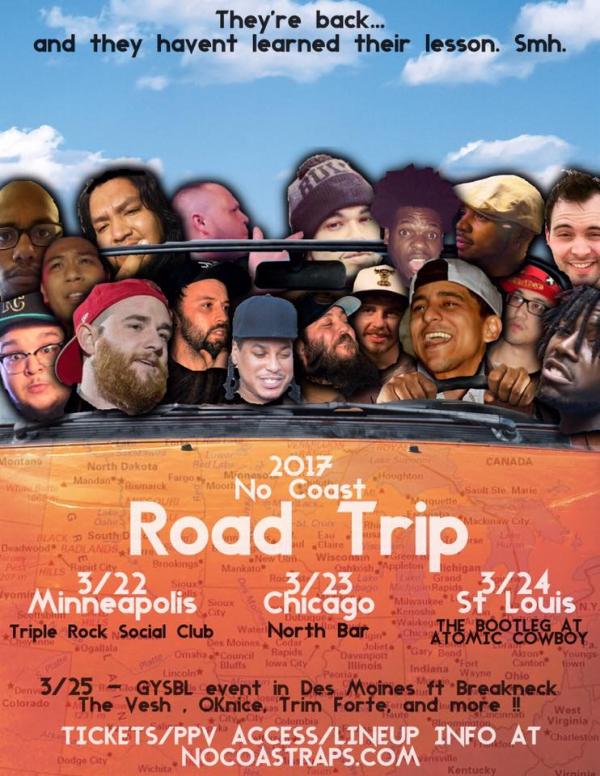 No Coast Raps - 2017 No Coast Road Trip - Minneapolis