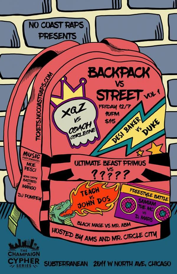 No Coast Raps - Backpack vs. Street Vol. 1