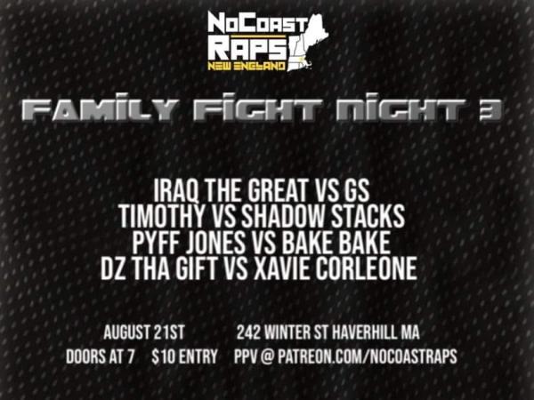 No Coast Raps - Family Fight Night 3